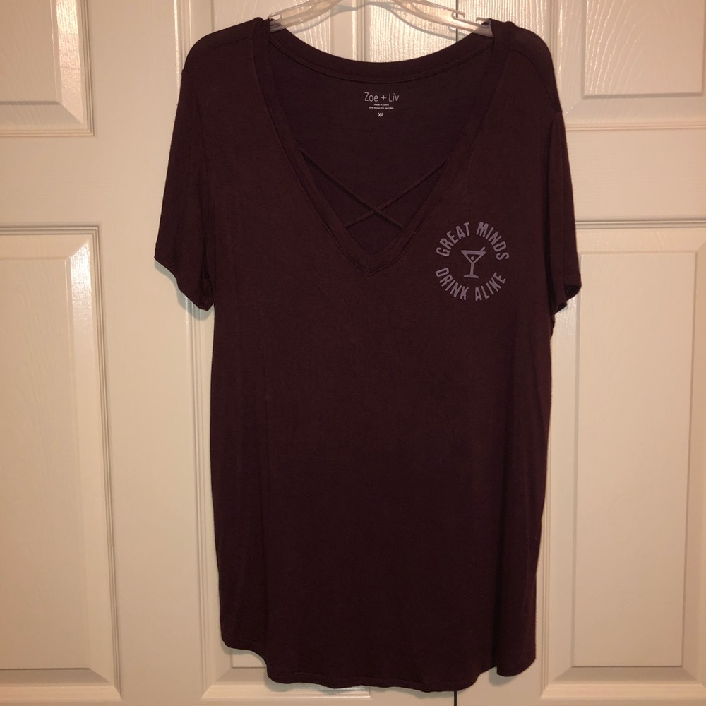 “Great Minds Drink Alike” Tee - Sz XL